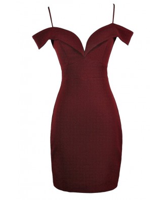 Burgundy Off Shoulder Dress, Burgundy Off Shoulder Pencil Dress, Burgundy Cocktail Dress, Burgundy Party Dress, Cute Holiday Dress, Cute Valentine's Day Dress, Cute Burgundy Dress