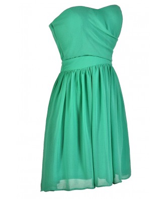Green Bridesmaid Dress, Bright Green Dress, Cute Green Dress, Bright ...