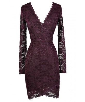 Cute Purple Dress, Purple Lace Dress, Royal Purple Dress, Purple Lace Bodycon Dress, Purple Party Dress, Purple Cocktail Dress, Dark Purple Dress