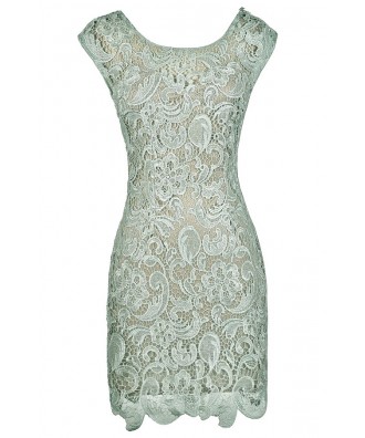 Mint Lace Dress, Mint Lace Party Dress, Mint Lace Cocktail Dress, Mint and Beige Lace Dress, Mint Lace Summer Dress, Mint Lace Cocktail Dress