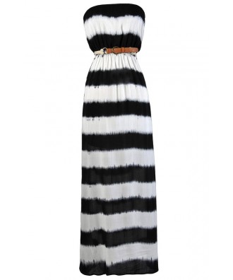 Cute Tie Dye Dress, Tie Dye Maxi Dress, Black and White Maxi Dress, Black and Ivory Tie Dye Dress, Cute Summer Dress, Black and White Maxi Dress