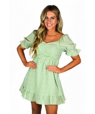 Cute Green Summer Dress