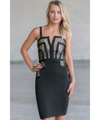 Black Bandage Dress Online, Little Black Cocktail Dress, Juniors Dress Online