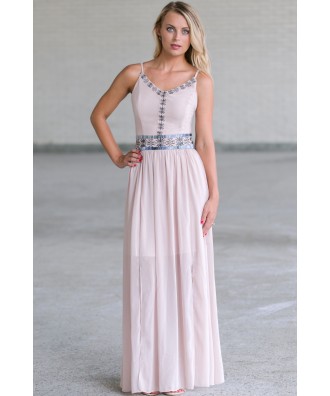 Cute Summer Maxi Dress, Embroidered Maxi Dress Online, Cute Juniors Dress Online